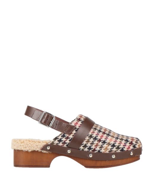 Ottod'Ame Brown Mules & Clogs