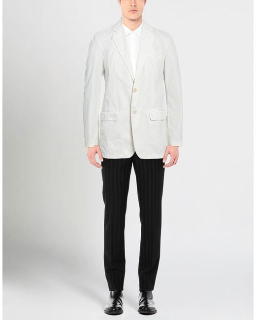 Aspesi White Suit Jacket for men