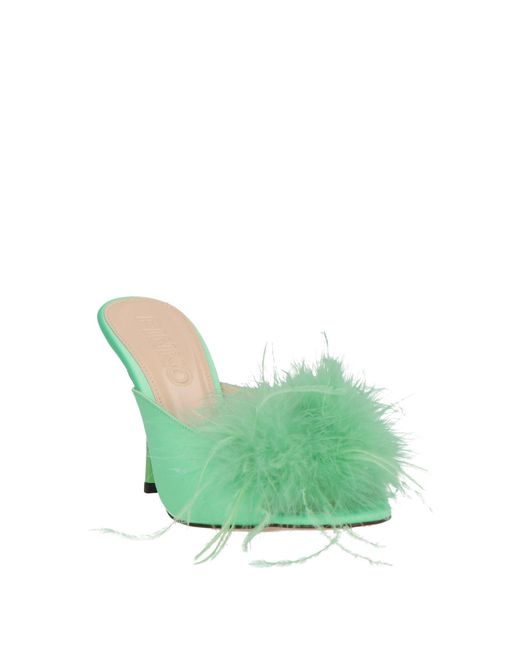 Pinko Green Sandals