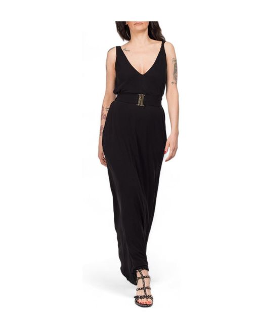 Robe longue Pinko en coloris Black