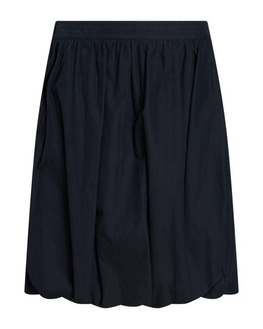 Low Classic Blue Midi Skirt