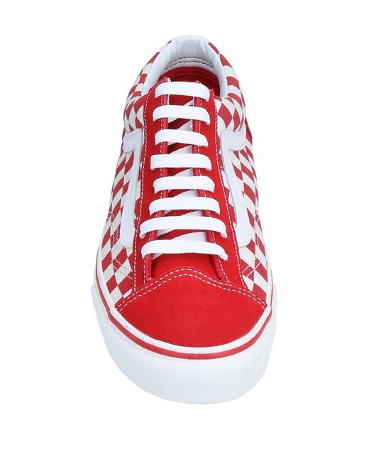 red low top vans