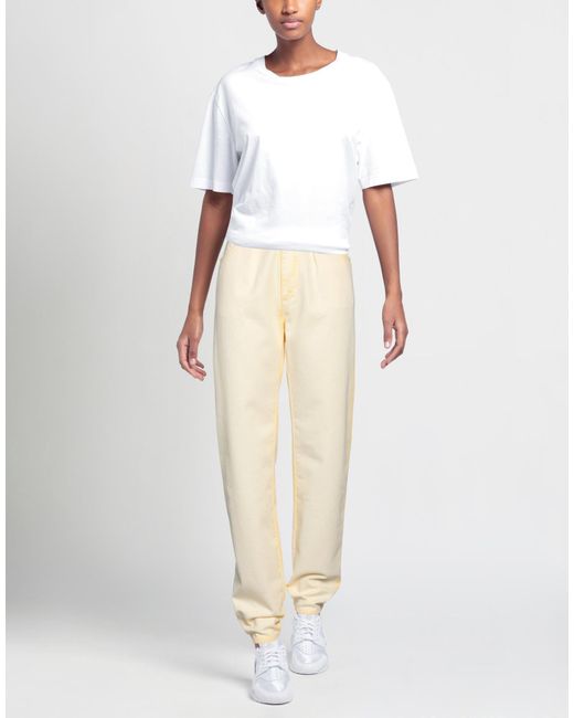 Alberta Ferretti Natural Denim Pants