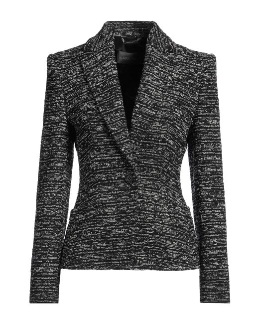 Alberta Ferretti Black Blazer Polyester, Cotton, Acrylic, Wool, Polyamide