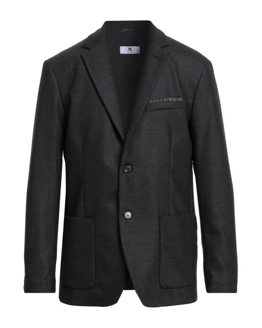 Missoni Black Missoni Charcoal Blazer Polyester, Wool, Elastane for men