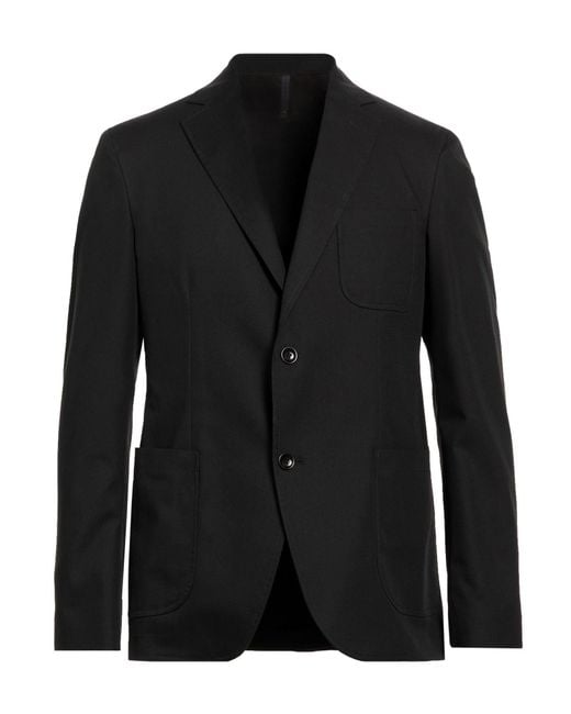 Montedoro Black Blazers for men