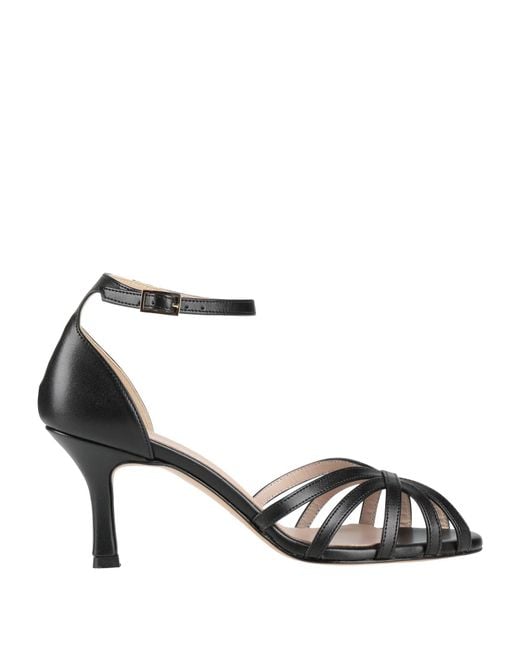 Divine Follie Metallic Sandals Leather