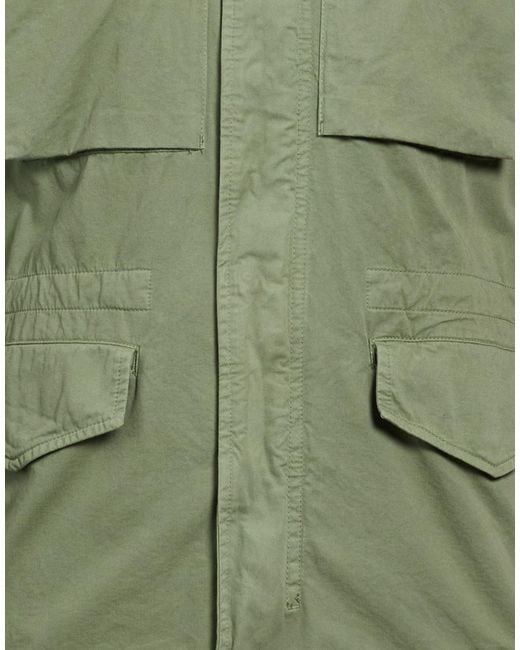 Aspesi Green Jacket Cotton for men