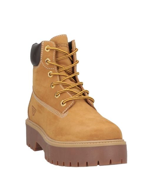 Docksteps Brown Camel Ankle Boots Leather
