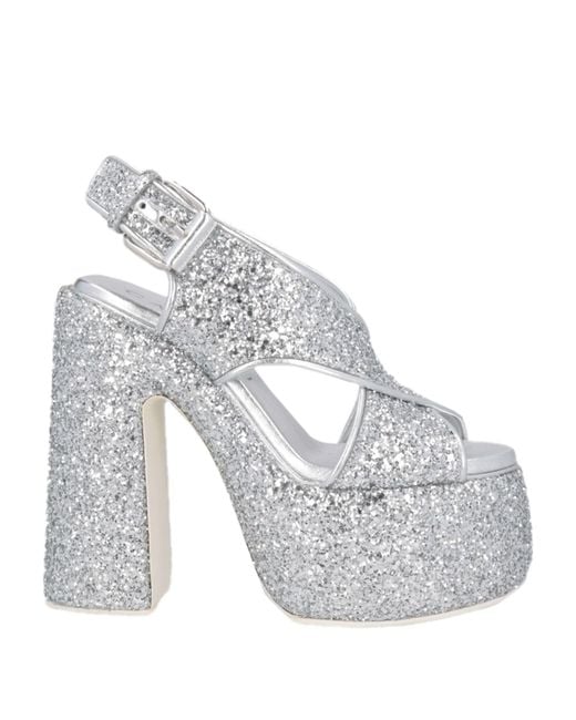 Casadei White Sandals
