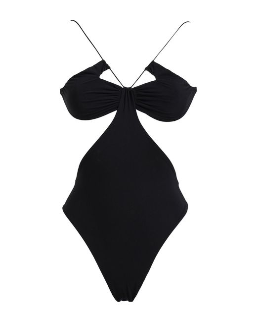 Amazuìn Black One-piece Swimsuit