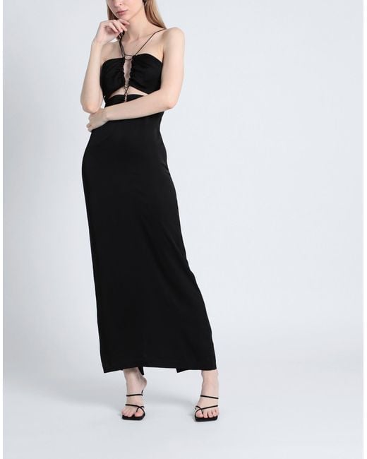 Calvin Klein Black Maxi-Kleid
