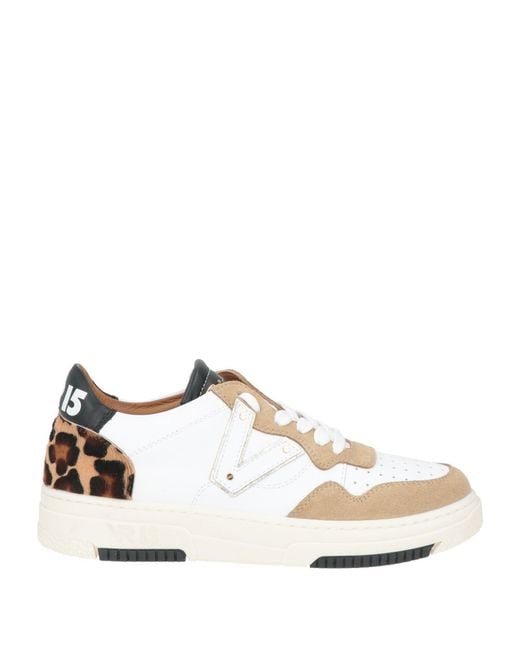 Via Roma 15 White Sneakers Leather