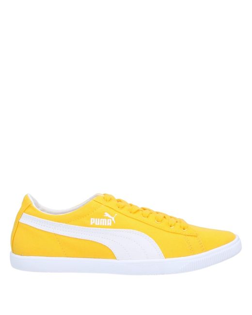 PUMA Yellow Low-tops & Sneakers for men