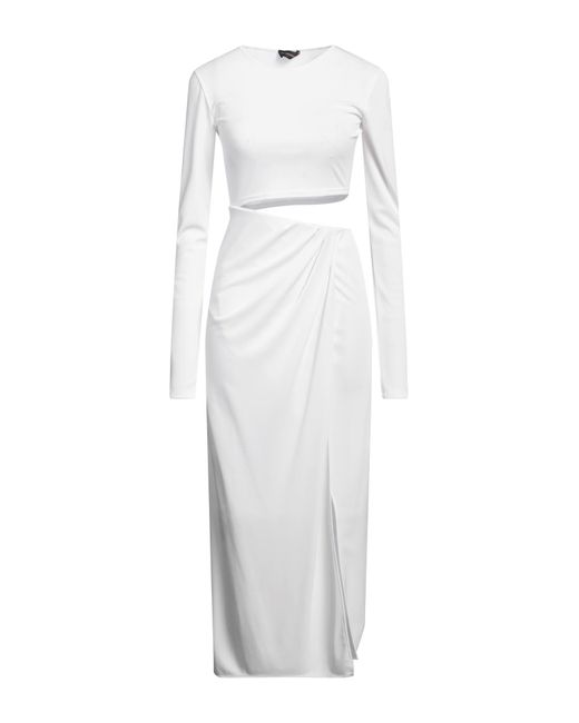ANDAMANE White Midi Dress