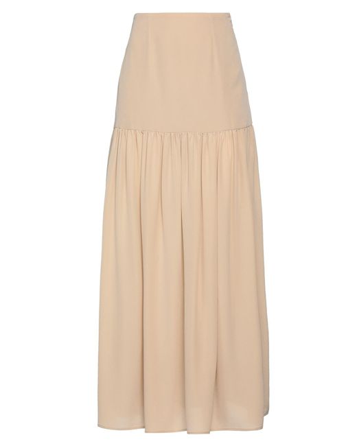 FEDERICA TOSI Long Skirt in Natural | Lyst