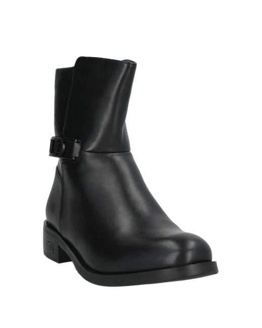 Laura Biagiotti Black Ankle Boots