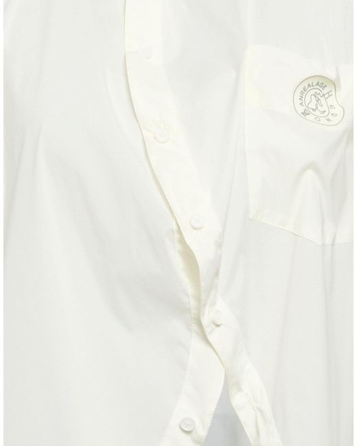 Herno White Shirt Polyamide, Elastane