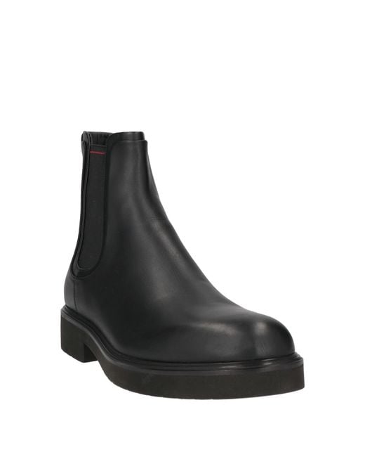 Ferragamo Black Ankle Boots Calfskin for men