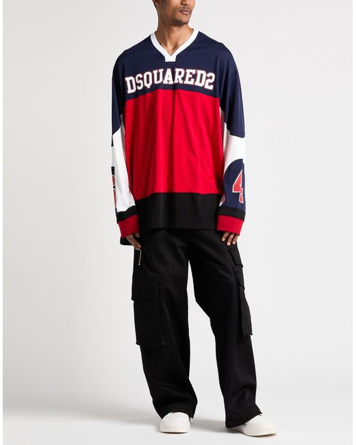 DSquared² Red Sweatshirt for men