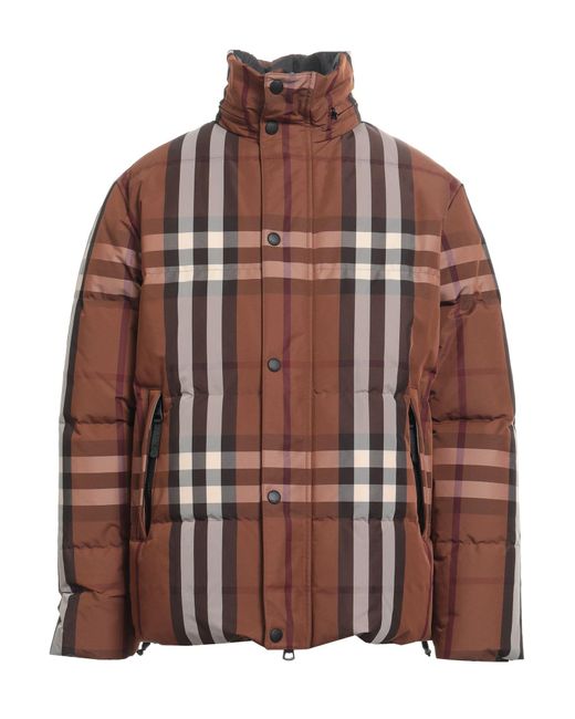 Burberry Brown Down Jacket for men
