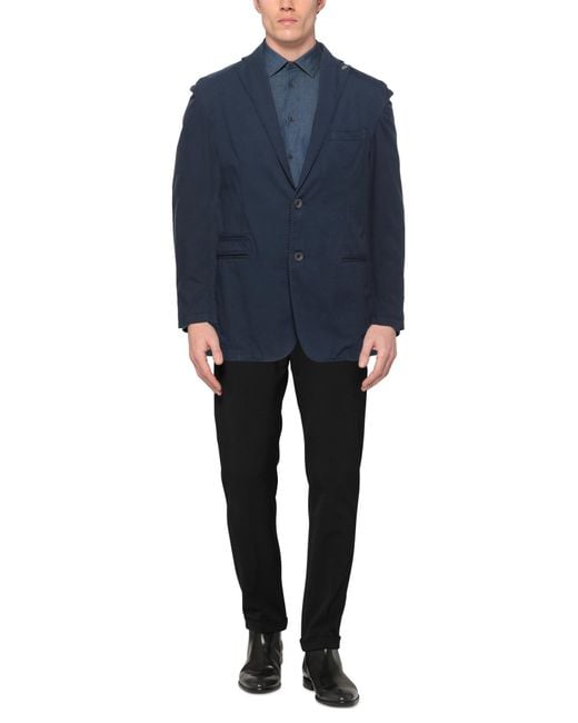 Barbati Blue Blazer for men