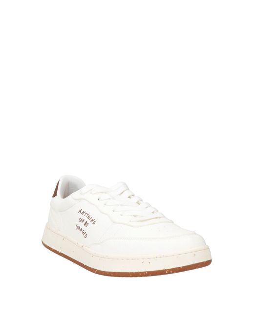 Acbc White Sneakers Textile Fibers for men