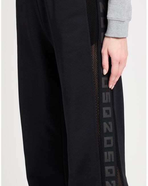DSquared² Black Pants Polyamide, Cotton, Viscose, Elastane, Polyester