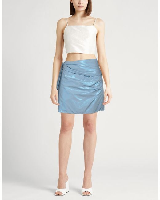 Jucca Blue Mini Skirt