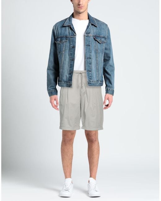 04651/A TRIP IN A BAG Gray Shorts & Bermuda Shorts for men