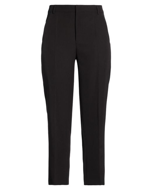 Moschino Black Pants Polyester, Elastane