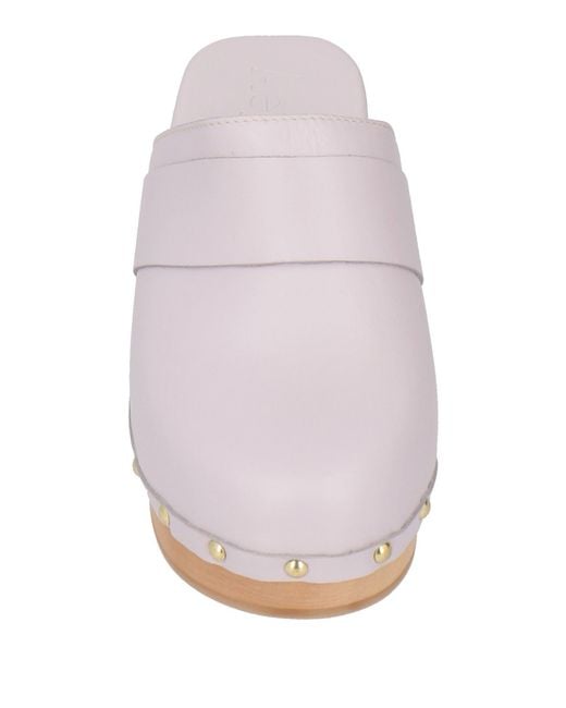 Aeyde White Mules & Clogs