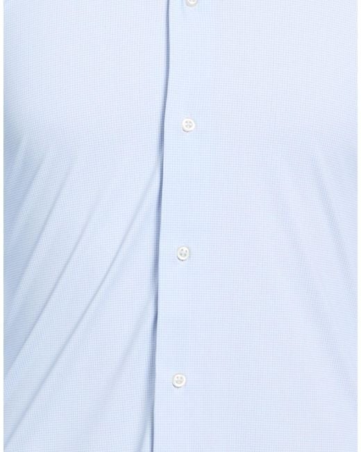 AT.P.CO Blue Sky Shirt Polyester, Elastane for men