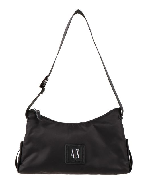 ARMANI EXCHANGE Black Schultertasche
