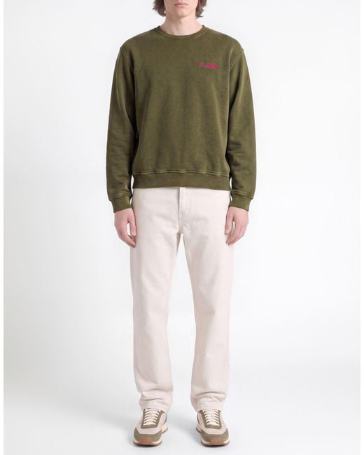 Saucony Green Dark Sweatshirt Cotton for men