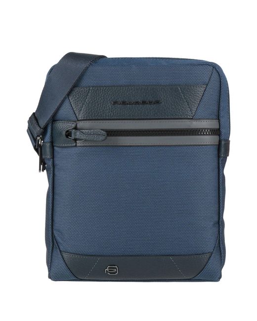 Piquadro Blue Cross-Body Bags for men