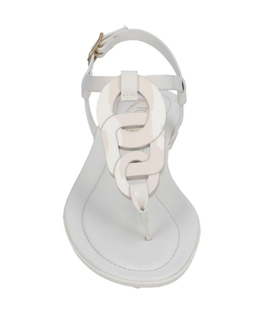 Tod's Natural Thong Sandal