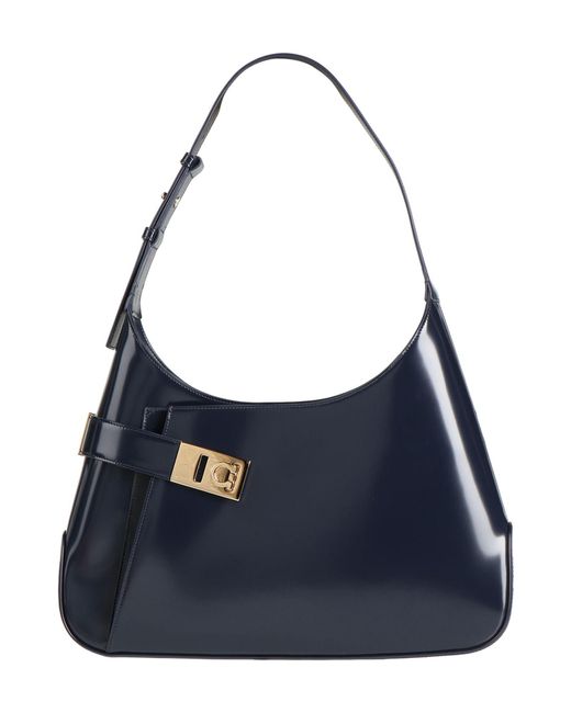 Ferragamo Blue Shoulder Bag