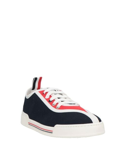 Thom Browne Blue Sneakers Textile Fibers