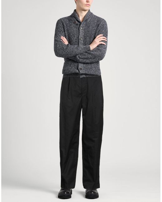 Emporio Armani Black Trouser for men