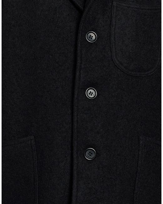 YMC Black Coat Virgin Wool for men