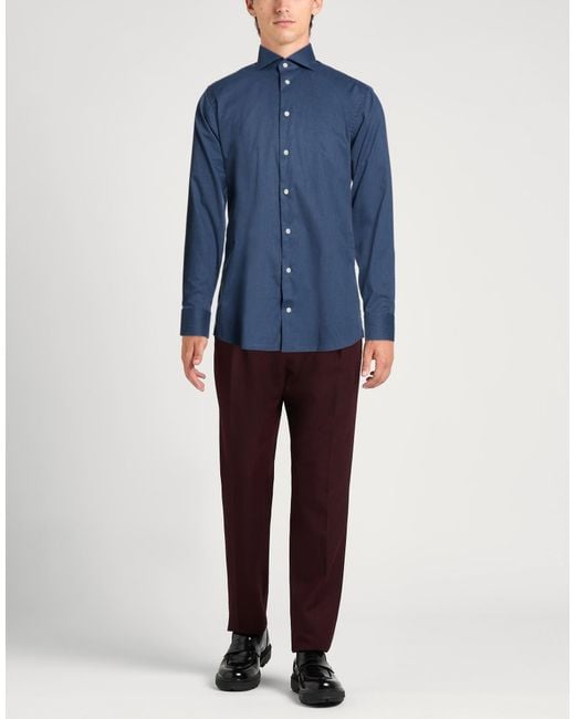 Eton of Sweden Blue Slate Shirt Cotton for men
