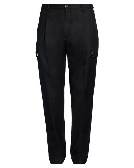 Tagliatore Black Pants for men