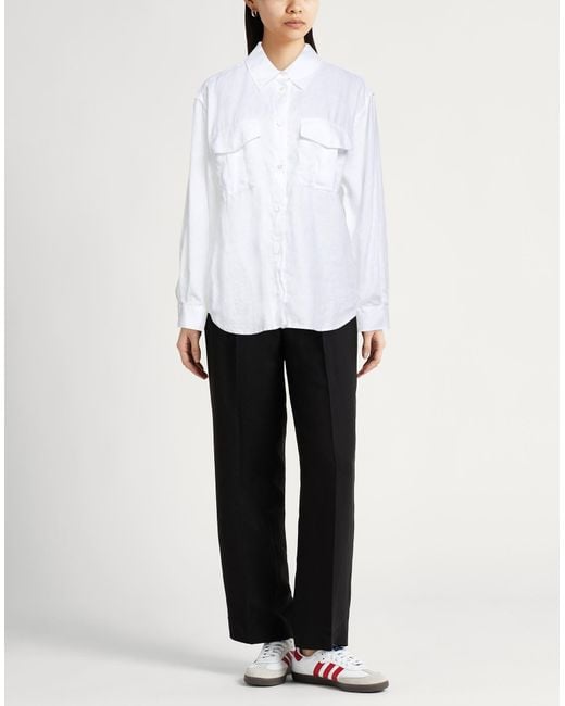 Aspesi White Shirt Linen