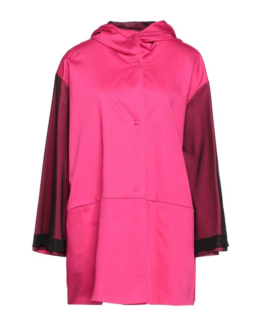 Shirtaporter Pink Overcoat & Trench Coat