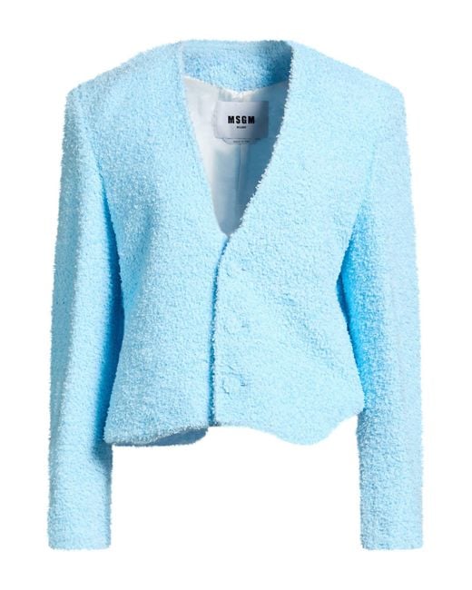 MSGM Blue Sky Jacket Polyamide, Polyester, Acrylic