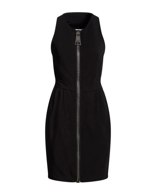 Moschino Black Mini Dress Viscose, Elastane