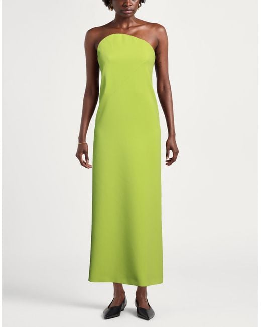 Sportmax Green Maxi Dress