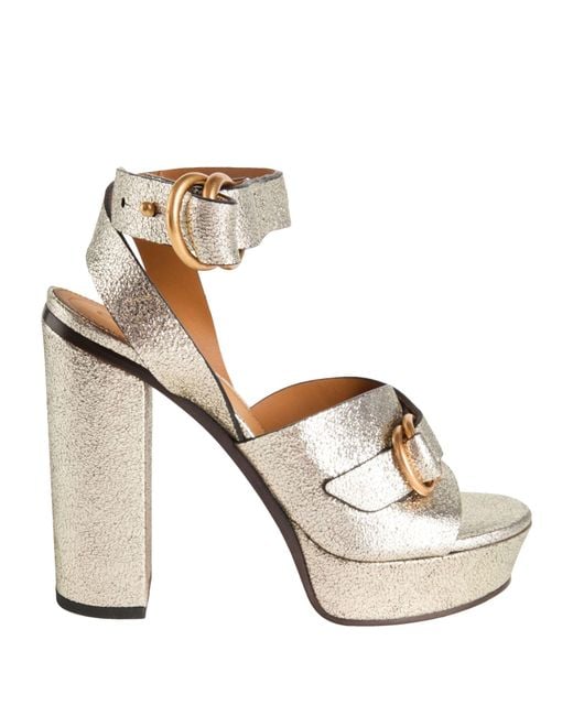 Chloé Metallic Sandals