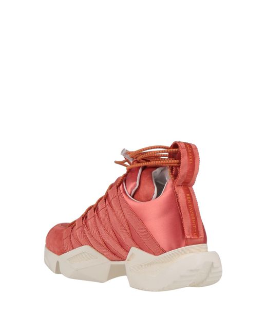 salmon coloured trainers